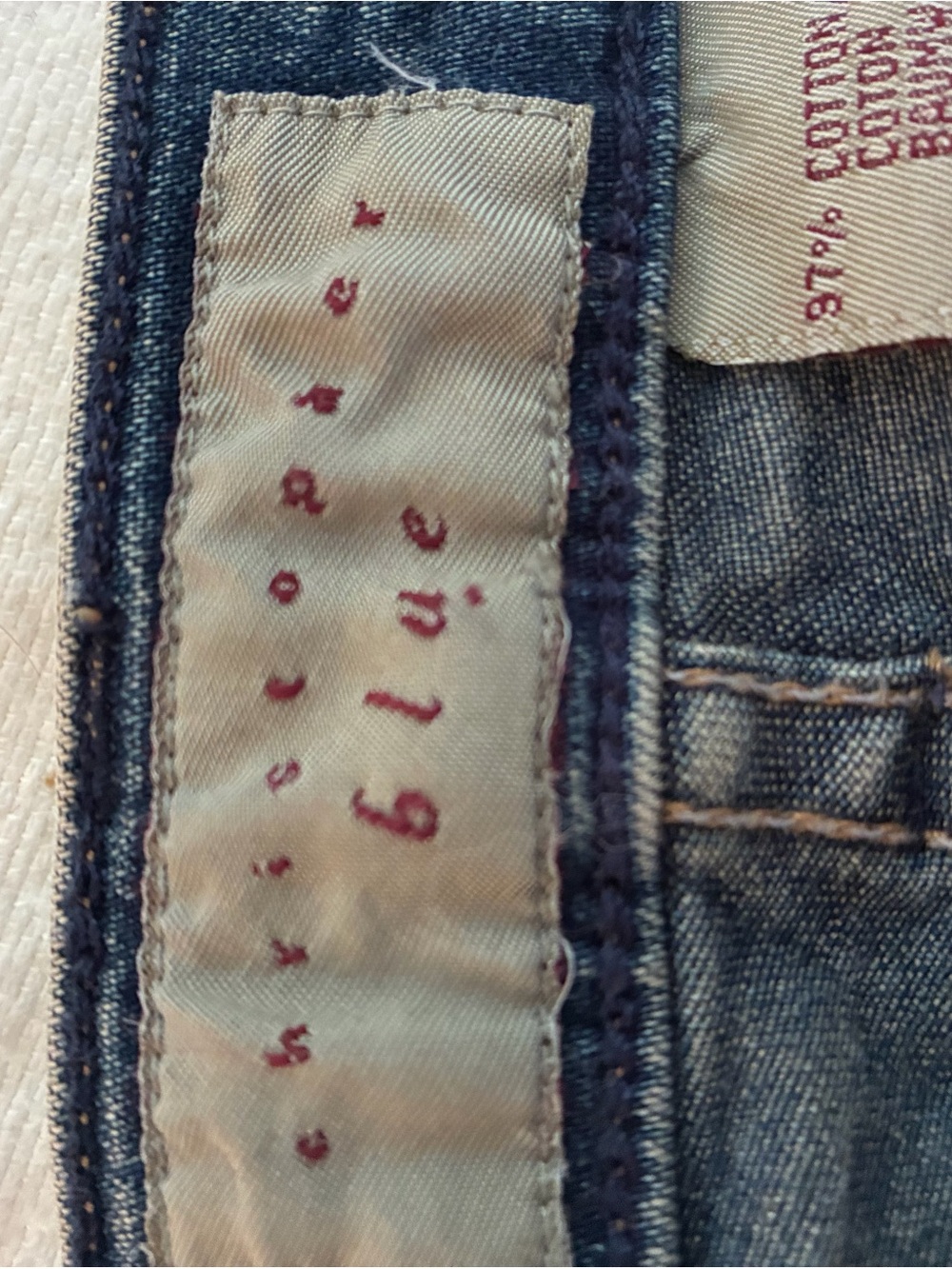Christopher Blue Jeans Straight Leg size 8 - Picture 5 of 5